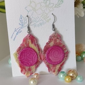 Polymer Clay Earrings Handmade Jewlery