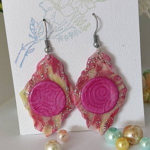 Polymer Clay Earrings Handmade Jewlery