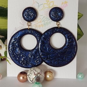 Polymer Clay Earrings Handmade Jewlery