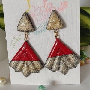 Polymer Clay Earrings Handmade Jewlery