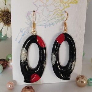 Polymer Clay Earrings Handmade Jewlery