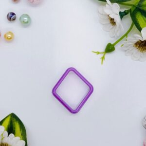 Rounded rhombus 33×29 Polymer Clay Cutter