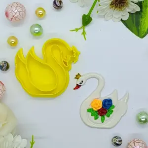 Swan (small) Polymer Clay Cutter