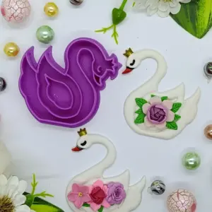Swan (big) Polymer Clay Cutter
