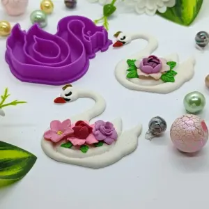 Swan (big) Polymer Clay Cutter