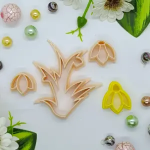 Snowdrops Polymer Clay Cutter