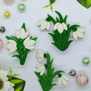 Snowdrops Polymer Clay Cutter