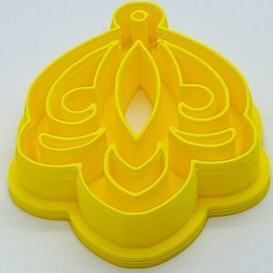 Yellow Arabesque Ornament Design