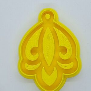 Yellow Fleur-de-Lis Clay Cutter