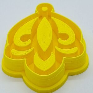 Yellow Fleur-de-Lis Clay Cutter