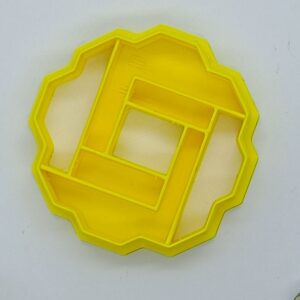 Yellow Geometric Octogonal Clay Cutter