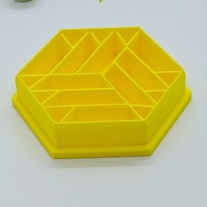 Geometric Yellow Clay Cutter