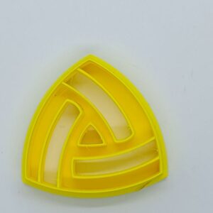 Abstract Yellow Contours Clay Cutter