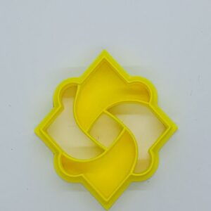 Yellow Interlocking Loops Clay Cutter