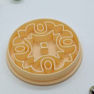 Sculpted Floral Coaster Clay Cutter