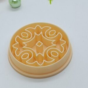 Sculpted Floral Coaster Clay Cutter (Midle Size)