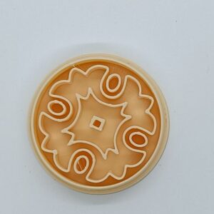 Sculpted Floral Coaster Clay Cutter (Small Size)