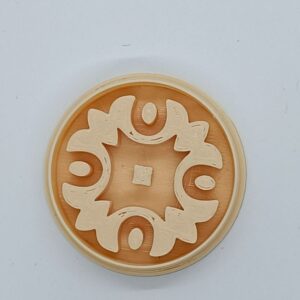 Ornate Wooden Carving Design Clay Cutter (Middle Size)