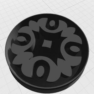 Ornate Wooden Carving Design Clay Cutter (Middle Size) - 3D STL File