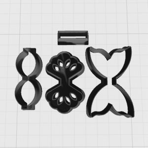 Assortment of Clay Cutters 2 3Dstl file
