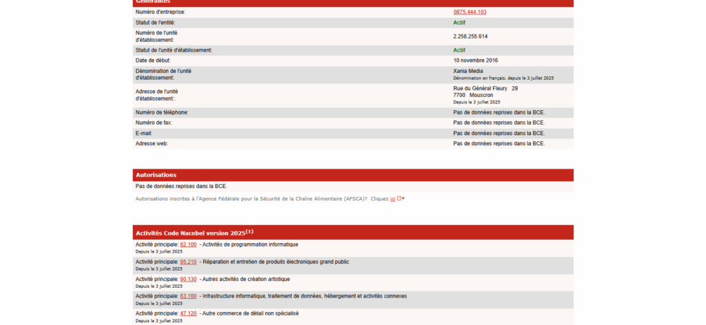 kbopub.economie.fgov .be kbopub toonvestigingps.html ondernemingsnummer 875444103 2025 08 04 11 48 12